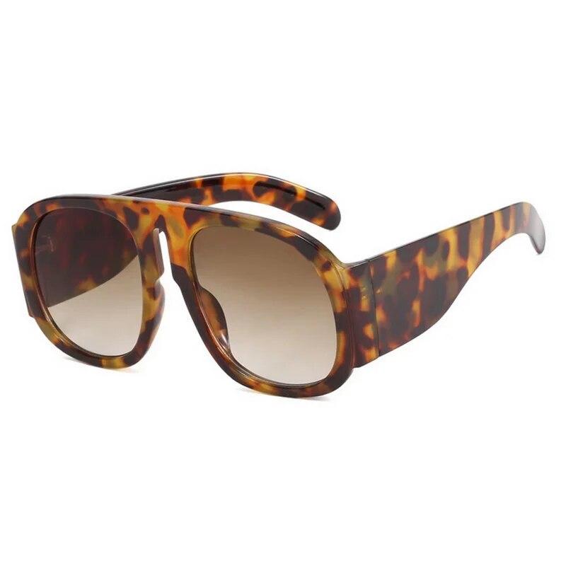 New Luxury  Wave Mask Sunglasses Women Fashion One Piece Sun Glasses For Men Oversized Oval Trending Sunglasses