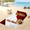 Union Berlin FC Personalized Printed Beach Towel Soccer Logo Support Custom Name Text Absorbent Towel For Sport Travel Special Gift