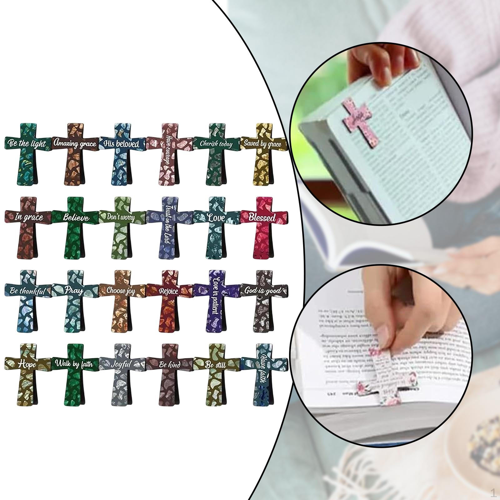 

Хрестоподібні закладки Біблія Зручна Компактна Колекція Маркери Сторінок Надихаючі для Дорослих Style D