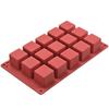 15Cavity Magic Cube Splice Cake Square Brownie Molds Mousse French Dessert Jelly Pudding Soap Candy Pastry Mold Cake for Baking