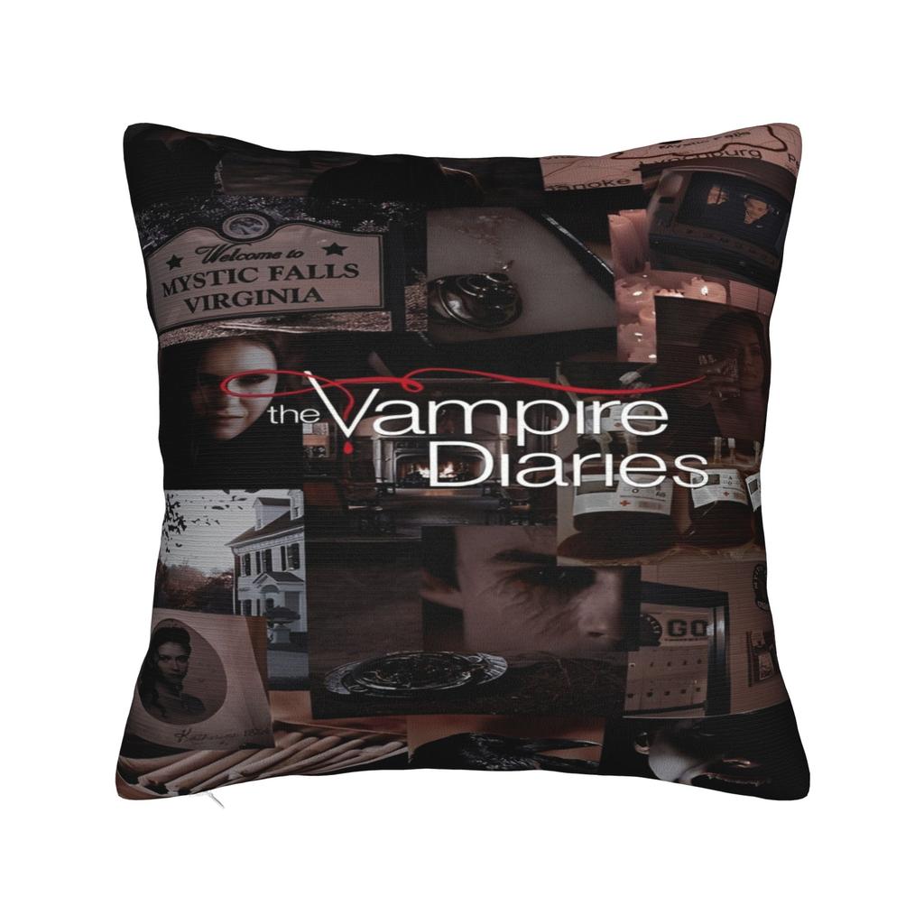 Living Room Decor The Vampire Diaries Pillowcase Accessories  Pillow Covers Zipper Multiple Sizes