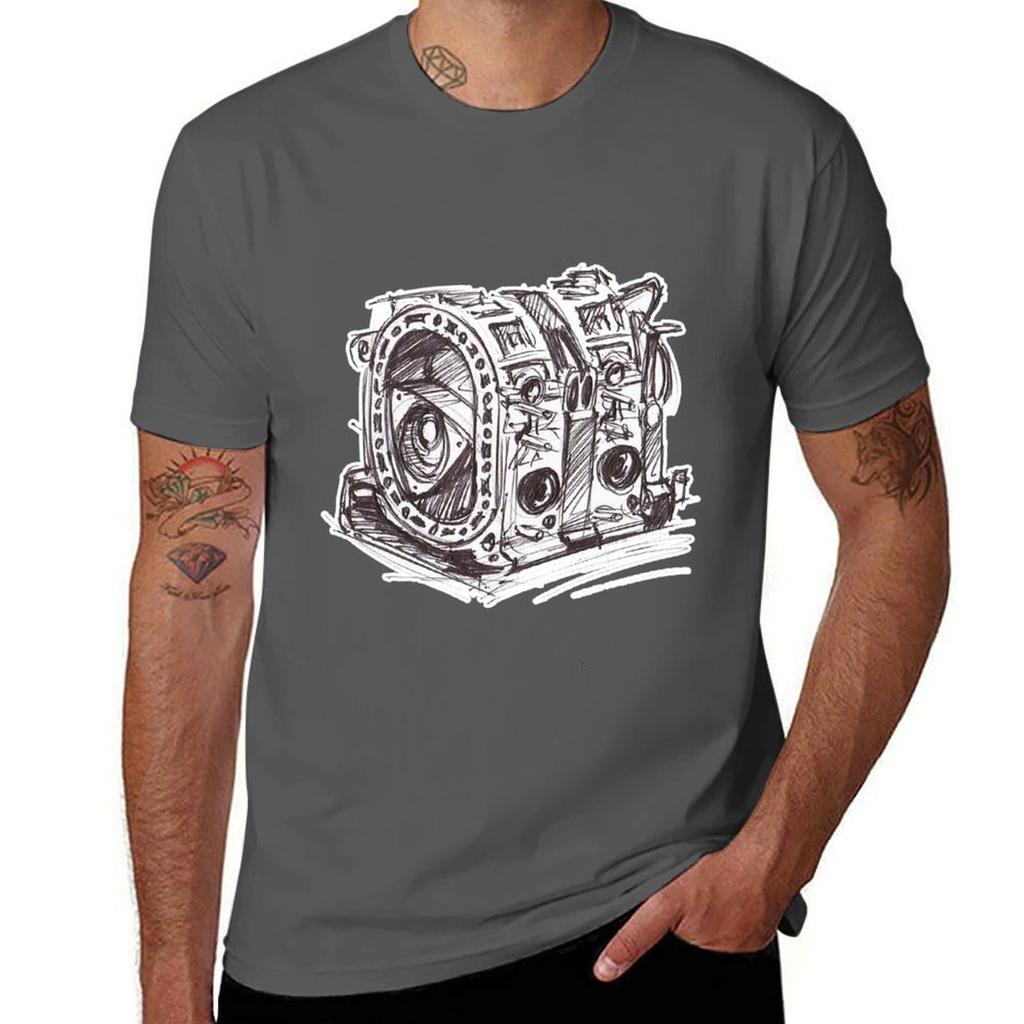 Wankelmotor T-Shirt t shirts für Mann schmale Passform t shirt individueller Aufdruck T-Shirt