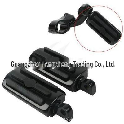 Schwarze Gummi-Fußrasten für Harley Davidson Touring, Dyna, Sportster Serie Modifikation