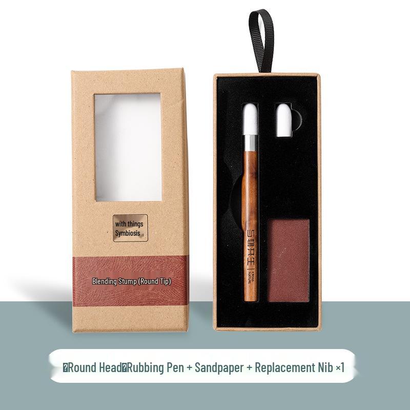 Oil Pastel Blending Tool Set: Double-Ended Tips, Sketch Stumps, Highlighting Sponge Balls