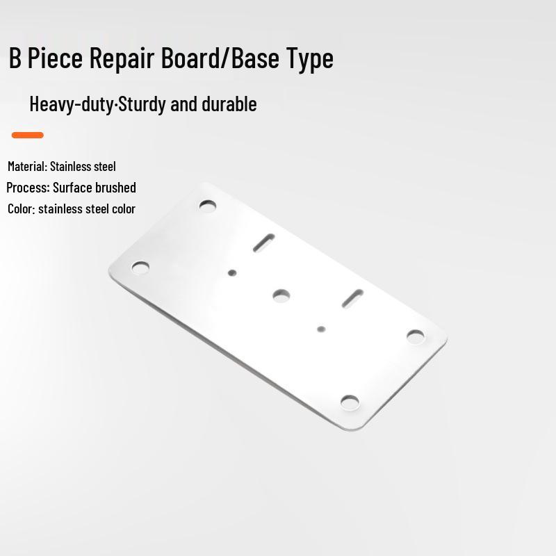 Stainless Steel Furniture Cabinet Door Hinge Reinforcement Plate