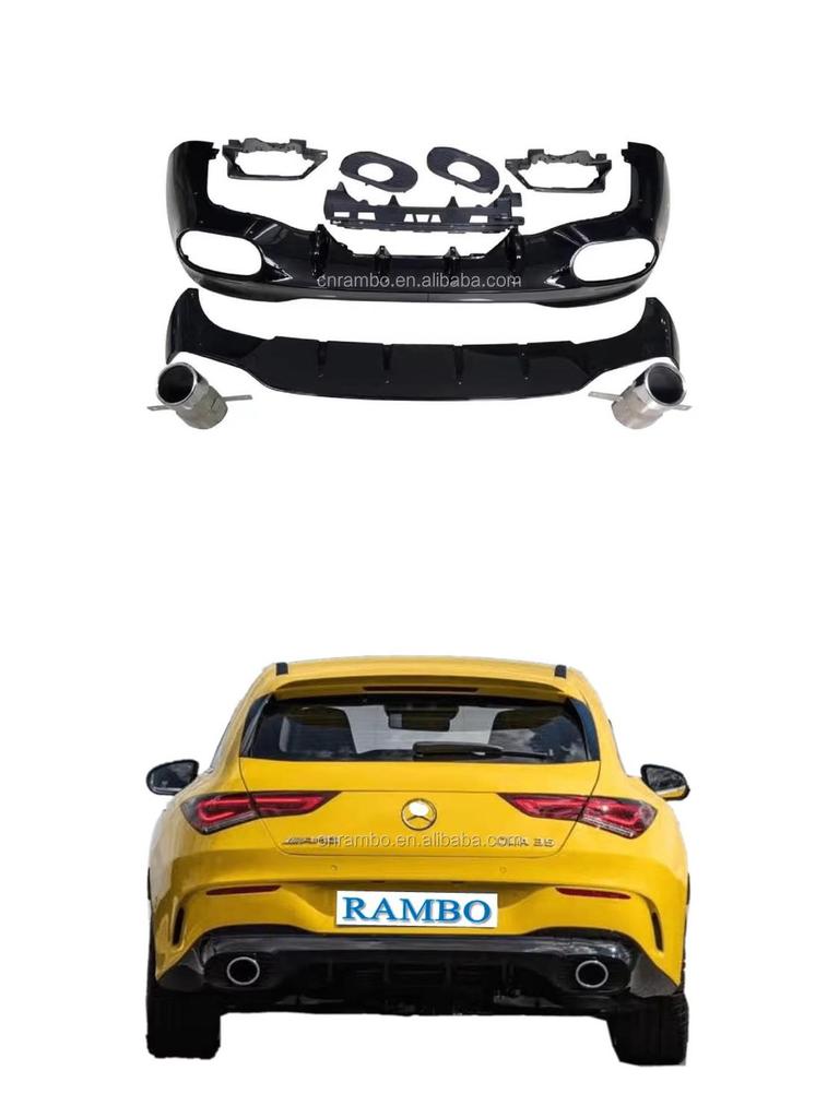 Rear Bumper Kit Assembly for Mercedes W118 CLA35 AMG