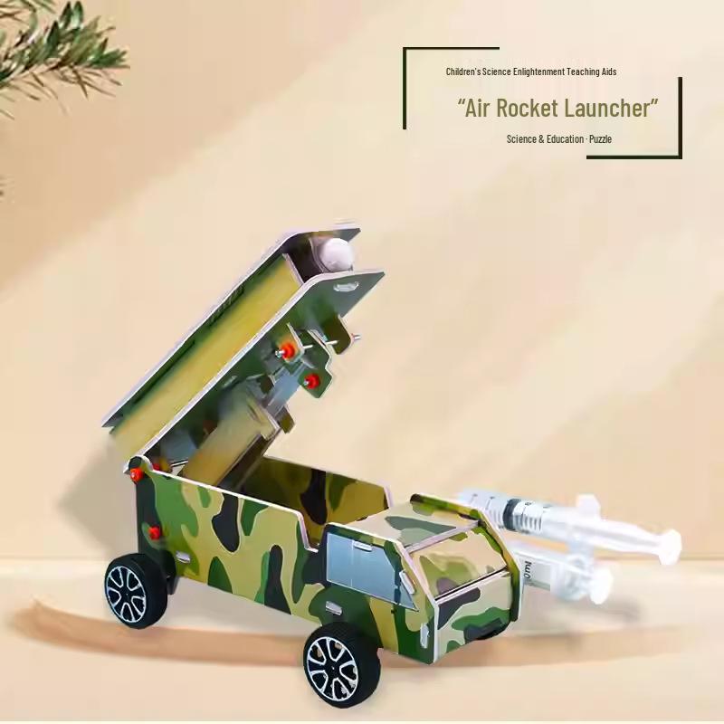 STEM Educational Toy Kit: Handmade Rocket Launcher for Kids Other