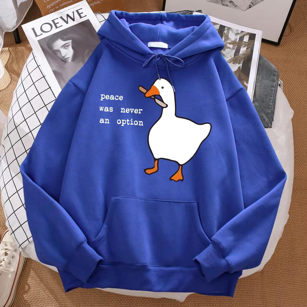 Men's "Peace Was Never an Option" Hip Hop Hoodie 