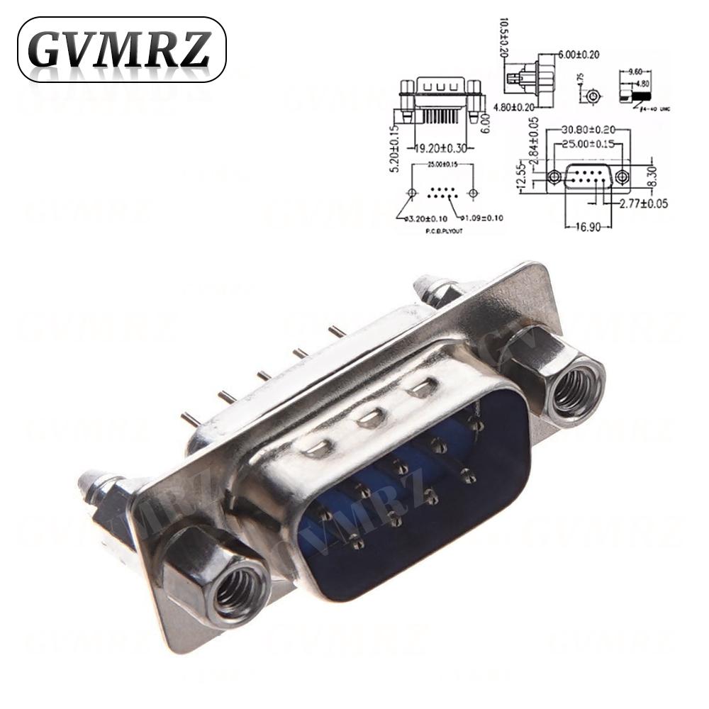 5PCS RS232 DB9 DB15 DB25 DB37 Connector Serial VGA Male Female Solder Type Plug D-SUB Male Plug Socket Connector