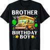 Brother Of The Birthday Boy Funny School Bus Party T Shirt