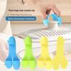 Silicone Heat-Resistant Wavy Anti-Slip Three-Finger Glove for Kitchen and Oven Use