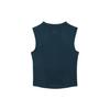 Nike Comfortable Fitting Lightweight Round Neck Solid Color Running Tank Top Women Tops Navy-Blue FV6382-478