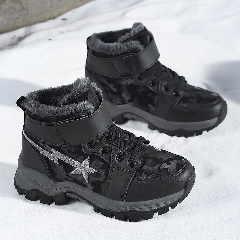 Nuove scarpe invernali in cotone per bambini, calde e morbide, di medie e grandi dimensioni