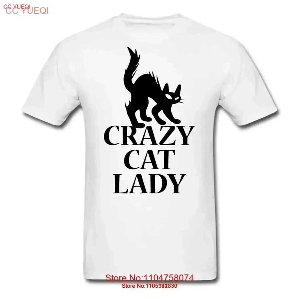 Crazy Cat Lady Shirt Lovers T Size S 6xl Vintage Slightly Designer Clothes Breathable Comfortable Streetwear Vintage
