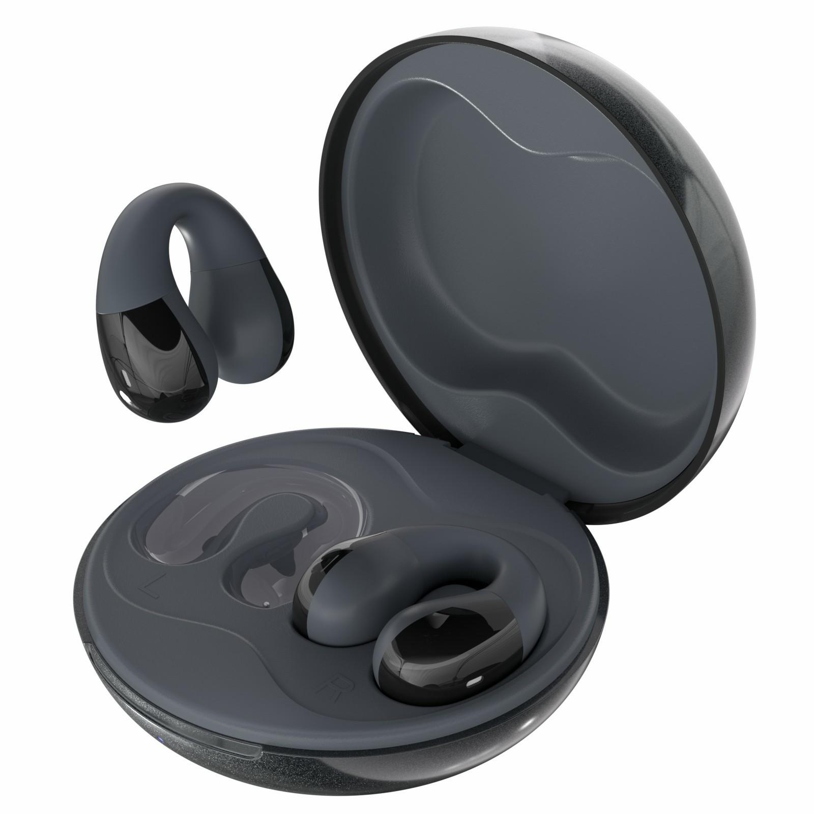 

F13 1 Pair HIFI Wireless Earbuds Ear-Clip Design Bluetooth-Compatible Earphones True Wireless Stereo Black