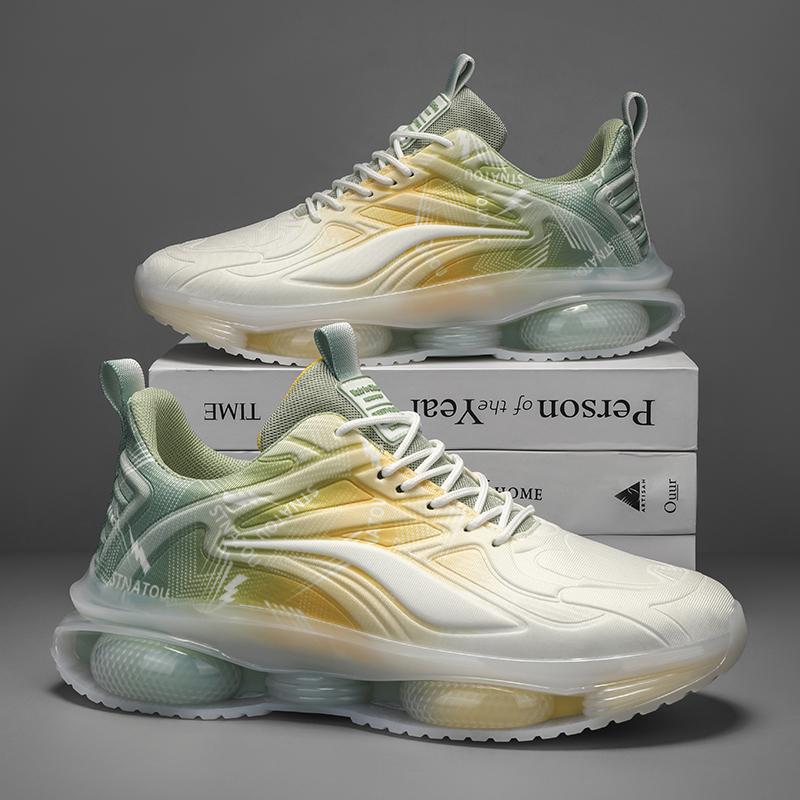 

Мужские теннисные туфли осень-зима новые мужские повседневные беговые амортизирующие амортизирующие большие размеры 46 спортивные папины модные туфли 39