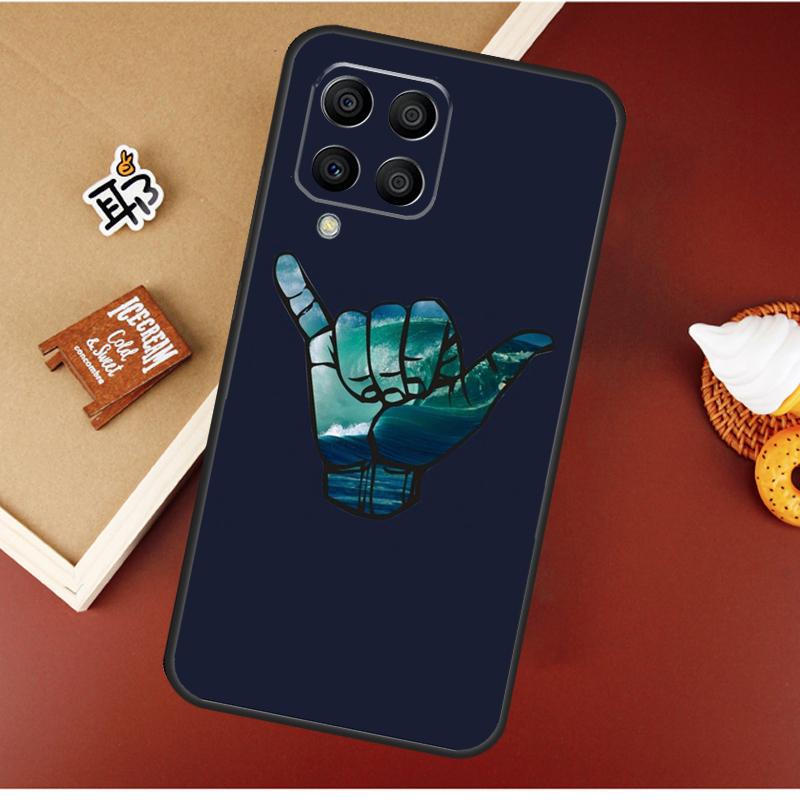 

Shaka Surf Hang loose Case For Samsung Galaxy M21 M20 M23 M31 M11 M54 M14 M34 M13 M52 M32 M12 M16 M36 M56 M15 M55 Samsung M12