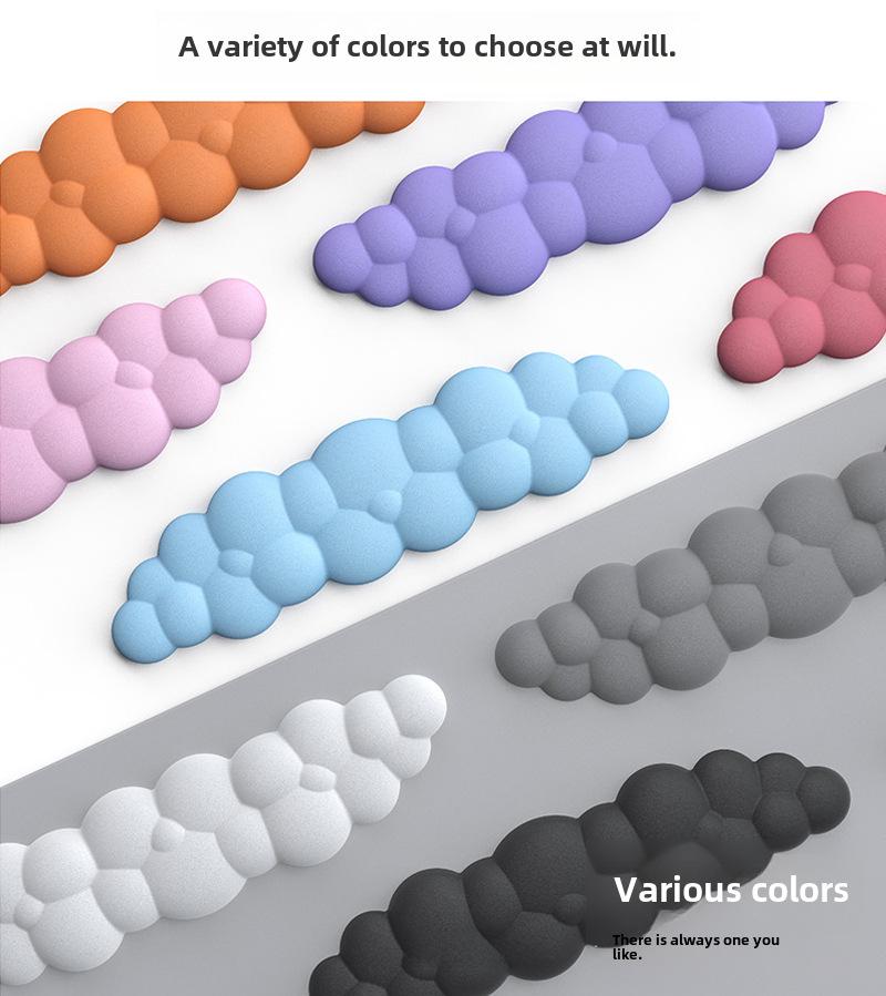 Vendita Calda Supporto da Polso in Memory Foam a Tinta Unita per Tastiera per Digitazione su Desktop