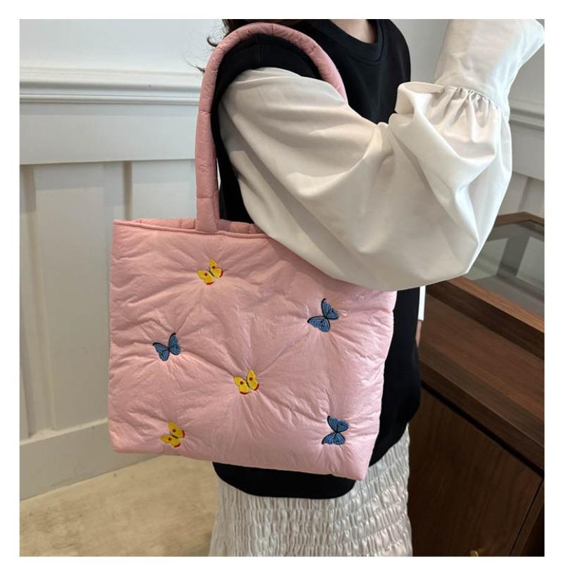 

Повседневная сумка большой вместимости для поездок на работу, новая осенняя, высокой ценности, для студентов колледжа на занятия, на плечо, сумка-тоут розовый