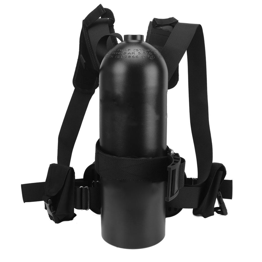 Scuba Tank Backpack Adjustable Diving Equipment Scuba Tank Holder Backpack for Diving Swimming Underwater Operations