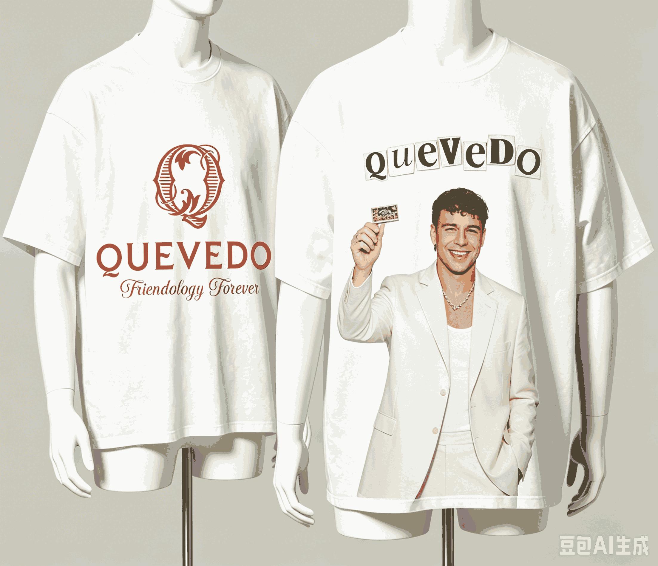 Quevedo for Fan Gift T-shirt Men Women Harajuku Oversized Unisex Short Sleeve Streetwear high quality Couples Classic soft Retro Fashion 4XL