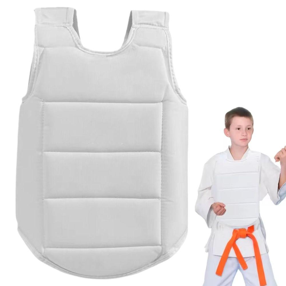 Adjustable Taekwondo Protector Vest Heavy Punching Karate Chest Protective  Men Women