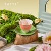 JOYYE Unterglasur Keramiktasse und Untertasse Geschenkset