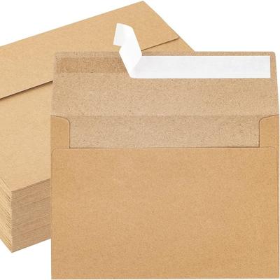 50 szt. Koperty Kraft 5 x 7 cala, Koperty A7, Koperty na kartki, Koperty z papieru Kraft, Koperty na zaproszenia, Koperty na pocztówki