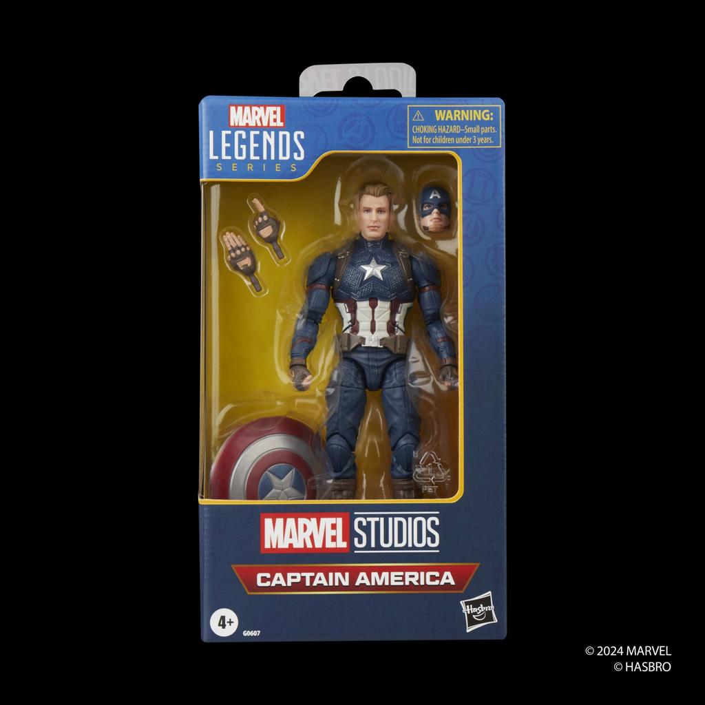Hasbro Marvel Legends Series Captain America "Avengers: Endgame" Collectible 15cm Action Figure G0607 Authentic