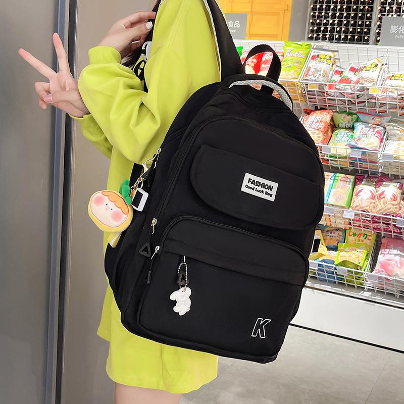 Backpack College Student High School Student Backpack New School Bag Fashion Harajuku Bag