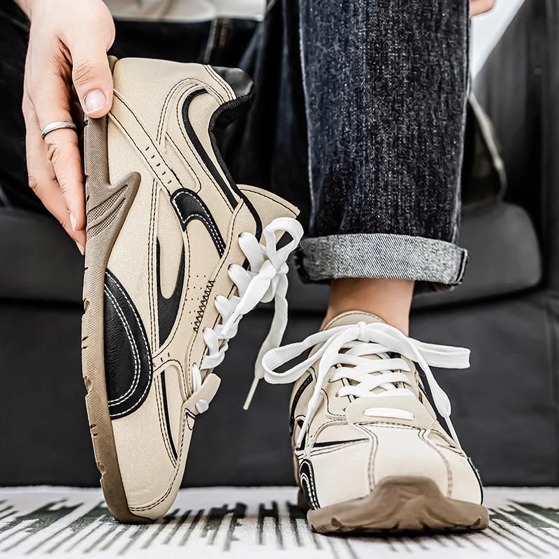 Fashionable Korean Version Men's Forrest Gump Shoes Comfortable Soft Sole Trendy and Versatile Men's Outdoor Travel Shoes