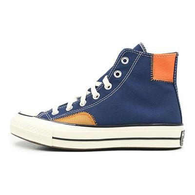 Chuck 70 High Alt Exploration - Gece Mavisi Koyu Soba Unisex Spor Ayakkabı Mavi 170127C