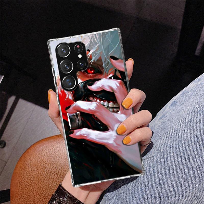 G-Ghoul Tokyo Kaneki Ken Phone Case For Samsung Galaxy S24 S25 Edge S26 Ultra S23 S22 S21 Plus S20 FE + Personalized Print Cover