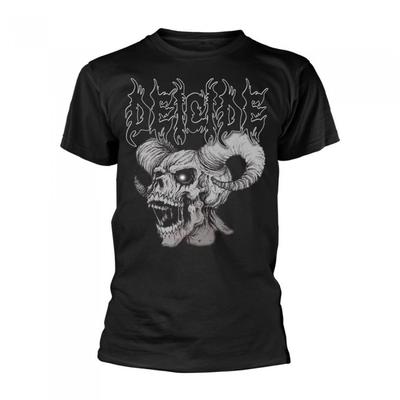 Deicide Unisex-Erwachsene Totenkopf-Hörner-T-Shirt