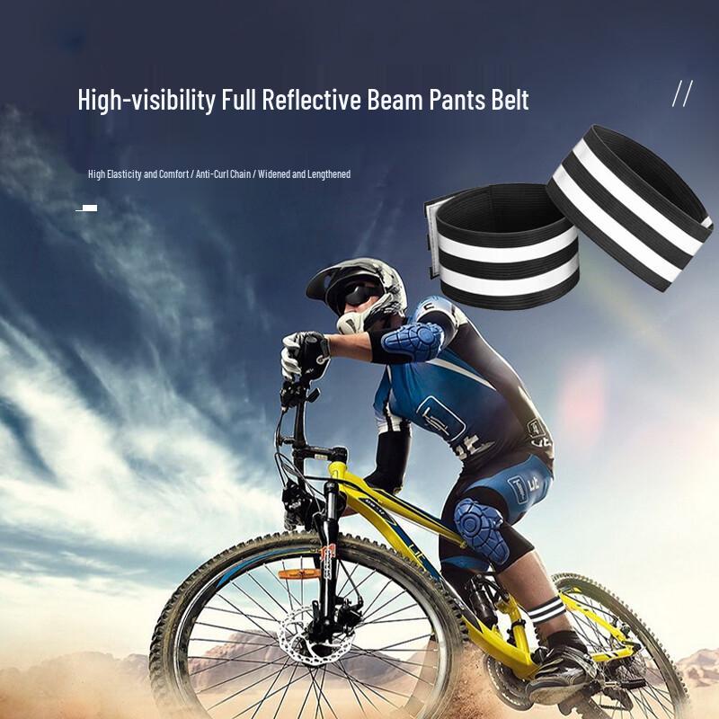 Reflective Cycling Leg Strap