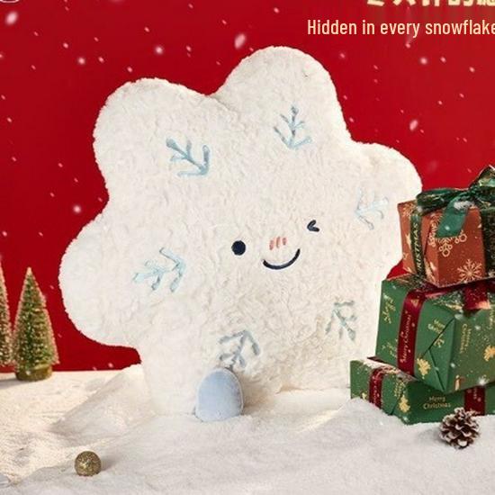 

Trendy Plush Christmas Tree Doll Snowflake Ornament - Creative Holiday Decoration & Gift 30cm 0.2kg