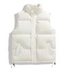 2025 Autumn and Winter New Cotton Vest Hong Kong Style Men's Loose Men's Vest Solid Color Simple Vest Versatile Loose