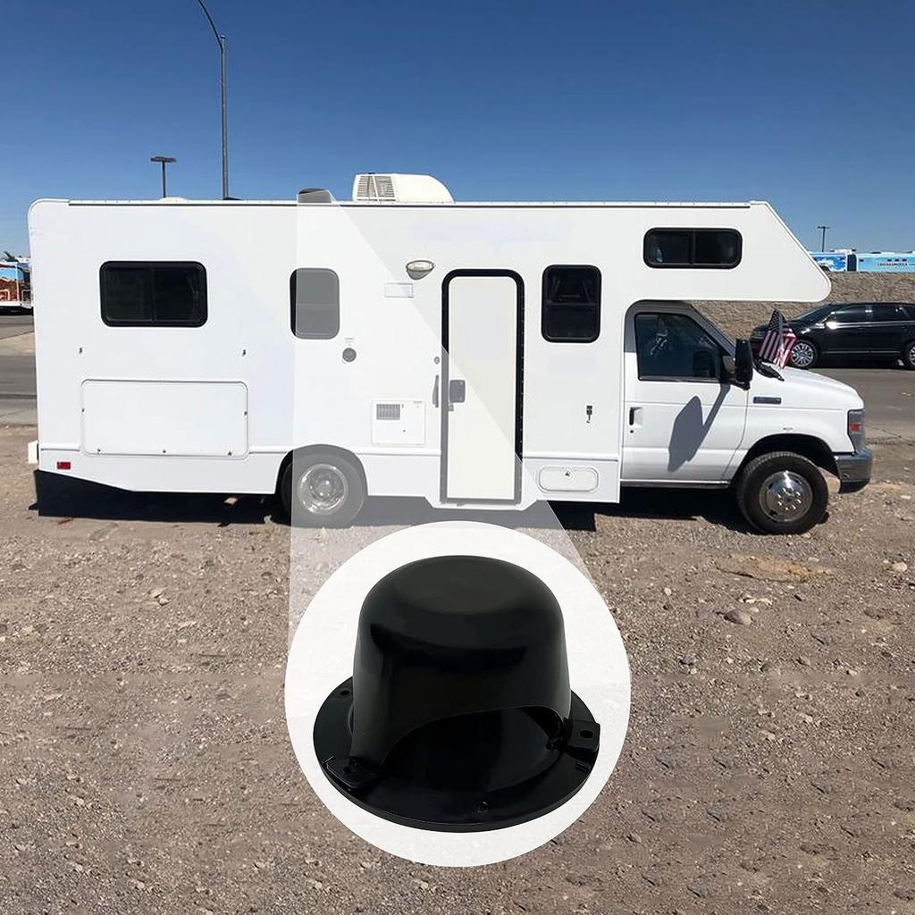 Roof Vent Caps Set Roof Vent Covers Reliable Hardware Long Lasting Ventilation & Odor Prevention for Trailer Campers