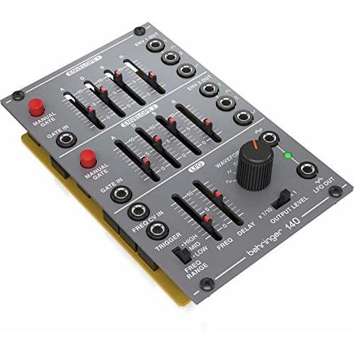 Behringer SYSTEM100 Series 140 Dual Envelope/LFO Module, Gray, Modular Analog Synthesizer, Eurorack Compatible