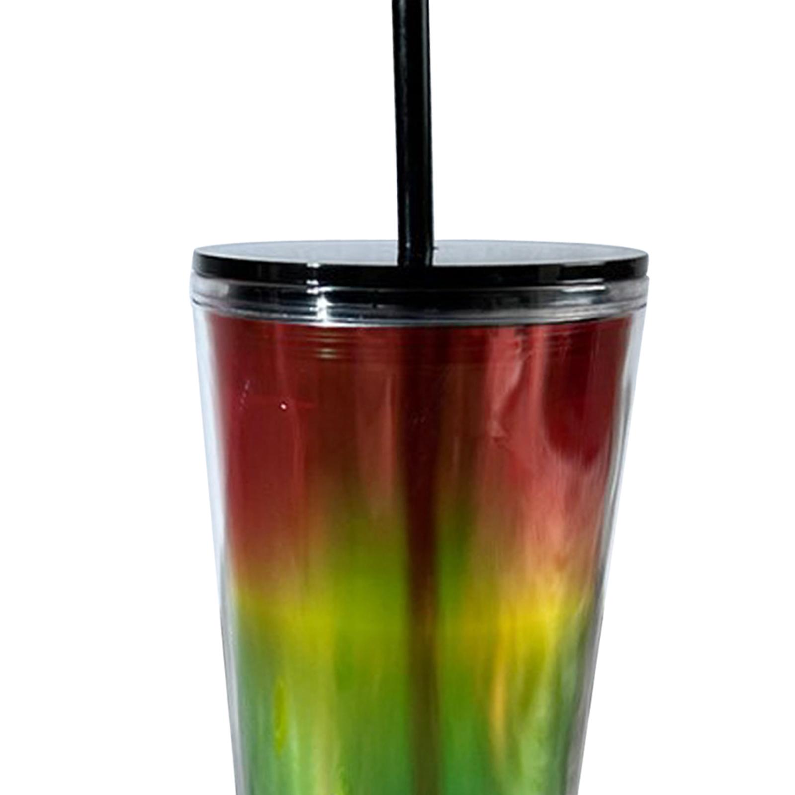 710ml Straw Cup Gifts Large Capacity for Living Room Restaurant Office Multicolor