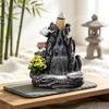 1Pcs Home Decor Backflow Incense Burner Mountain River Waterfall Aroma Smoke Zen Censer Holder Fun Gift