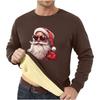 Men Sweatshirt Christmas Shirt Long Sleeve Funny Holdiay Crewneck Xmas Tops