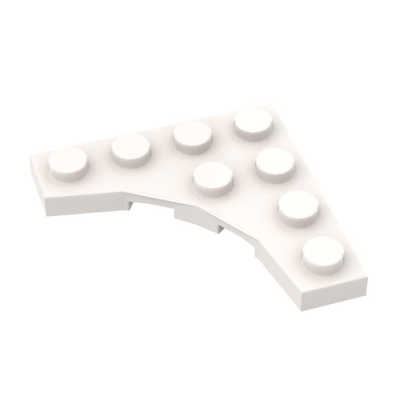 

Non-Toxic Moc 10Pcs 35044 4X4 Plate Building Blocks Kit With 3X3 Curved Cutout Bricks Assemble Diy Idea Toys Children Birthday Kid Gifts