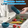 Automatic Ingredient Sanitizer Capsule Fruit Vegetable Cleaner, Wireless Hydroxyl Ion Purifier for Produce Meat, Healthy Kitchen Gadget Vegetables