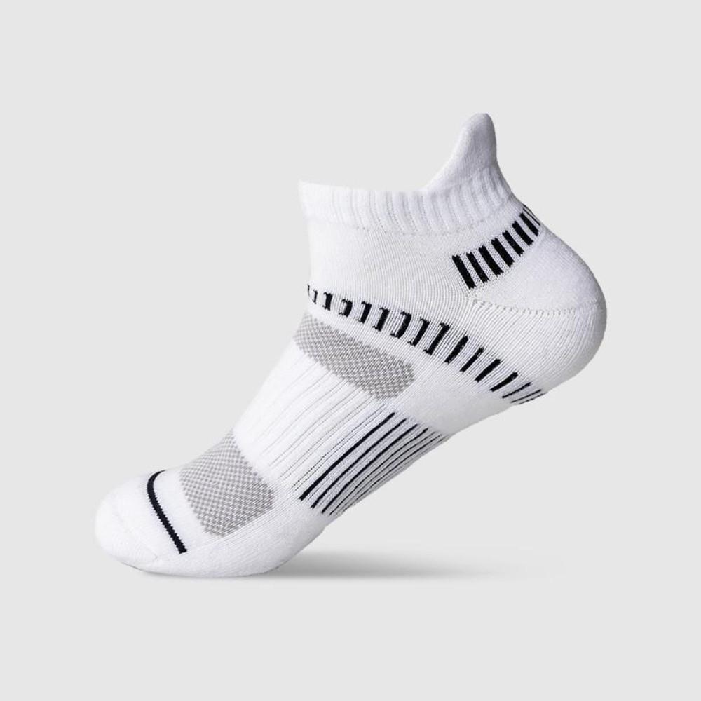 New Thick Running Socks Comfortable Sweat-Wicking Ankle Socks Durable Soft Boat Socks 35-39 белый