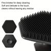 Facial Cleansing Brush, Silicone Micro Facial Deep Cleansing and Exfoliating Tool, Manual Massage Scrub Brush for Facial Beauty