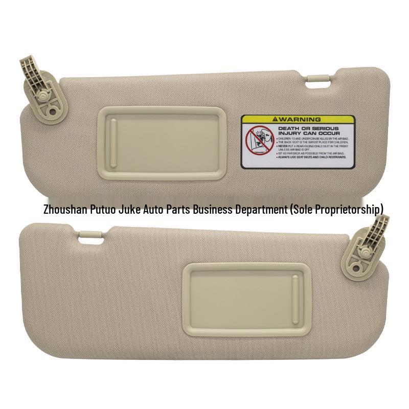 Beige Sun Visor Pair for 2011-2015 Hyundai Elantra 85210-3X000TX