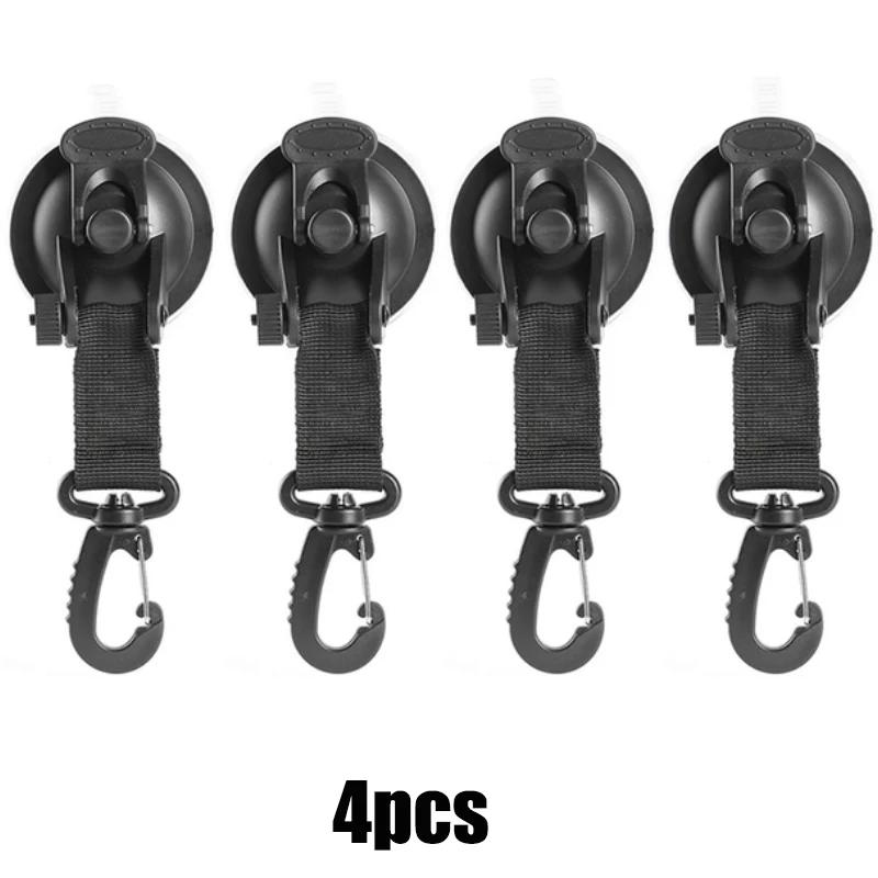 Car Truck Tent Suction Cups Buckle Round Triangular Side Awning Anchors Outdoor Camping Tent Suckers Securing Hook Accessories