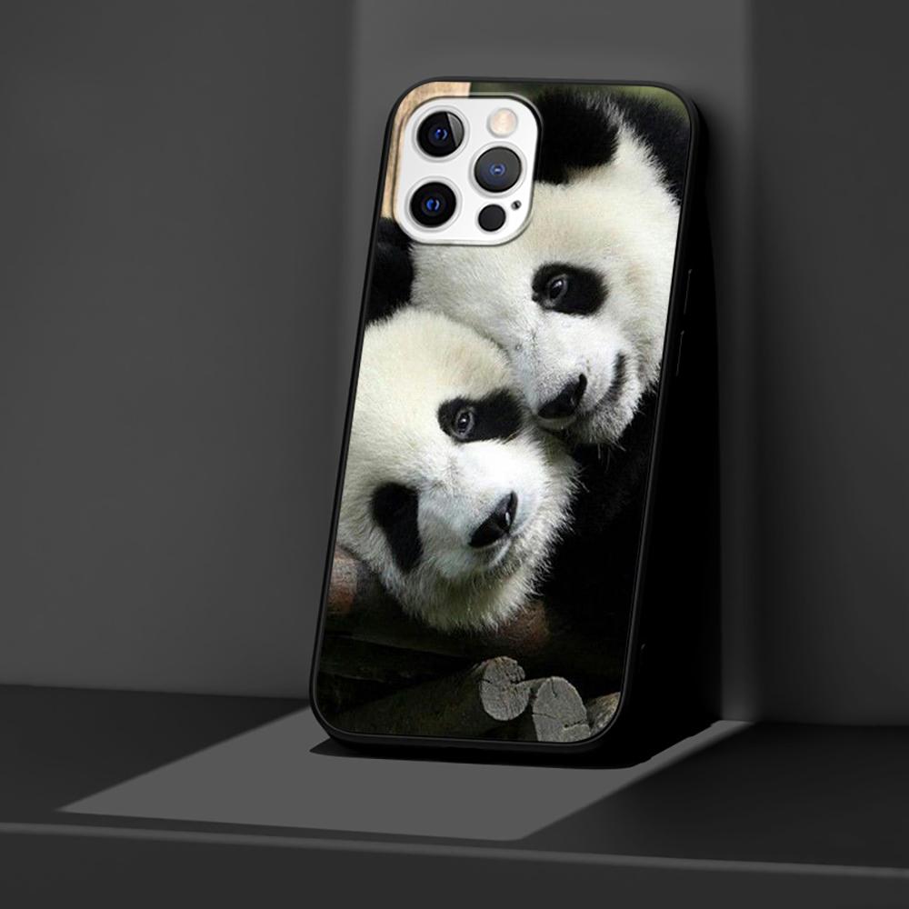 

Чехол Китайский Медведь Панда для Apple iPhone 14 11 13 12 Pro Max XR 7 8 + SE 2020 XS 6 6s Plus 5 5s Черный Силиконовый Чехол для Телефона Коке iPhone 14 Plus