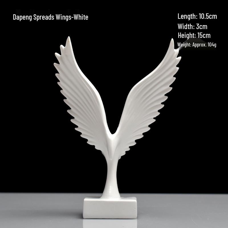 Nordic Mini Roc Wings Ornament - Modern Living Room & Study Decor